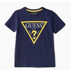 Футболка GUESS SS T-Shirt_Core, , размер 8 лет, синий