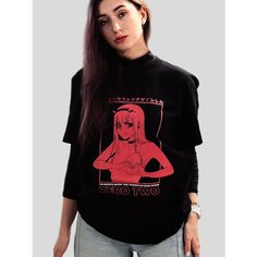 Футболка ALCRAFT DARLING IN THE FRANXX collection, размер 2XL, черный 7