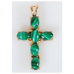 Подвеска Lotus Jewelry, малахит, зелeный