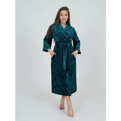 Халат LOVETEX.STORE, размер 48, изумрудный