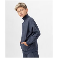 Свитшот Button Blue, размер 146, синий