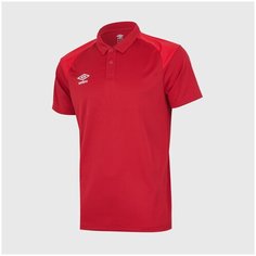 Поло спортивное Umbro, размер s, красный