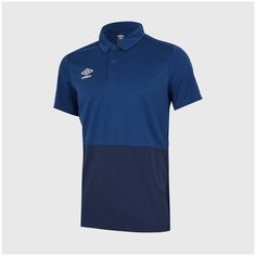 Поло спортивное Umbro, размер S, синий
