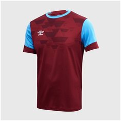 Футболка спортивная Umbro, размер s, бордовый