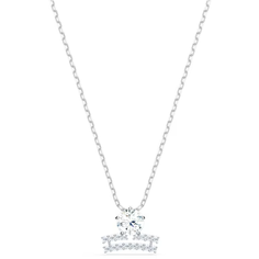 Колье SWAROVSKI, кристаллы Swarovski, длина 42 см, серебряный, золотой