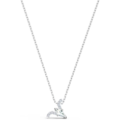 Колье SWAROVSKI, кристаллы Swarovski, длина 42 см, серебряный, золотой