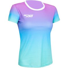 Футболка RAY спортивная женская для бега, размер 42, голубой