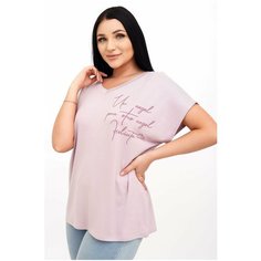 Футболка Lika Dress, размер 64, сухая роза