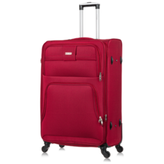 Умный чемодан Lcase Barcelona, 146 л, размер L, бордовый