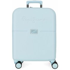 Чемодан Pepe Jeans, 38 л, размер S, голубой
