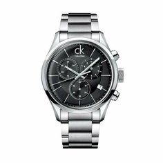 Наручные часы CALVIN KLEIN City, серебристый/черный