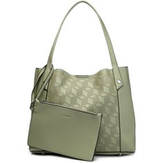 Сумка шоппер LABBRA, фактура гладкая, green