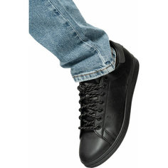 Кеды adidas Black Future Stan Smith, полнота F, размер 8 UK, чёрный