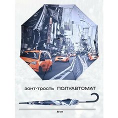 Зонт-трость ZEST, серый