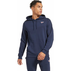 Худи Reebok Identity French Terry Left Chest Logo Crew, размер M, , синий