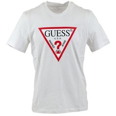 Футболка GUESS, размер 52/XL, белый