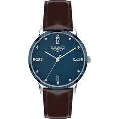 Наручные часы 33 element Basic, 332204 синий/коричневый