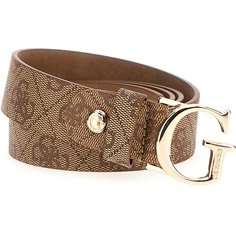 Ремень GUESS для женщин, размер M, коричневый