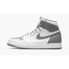 Кроссовки NIKE Air Jordan 1 High, полнота D, размер 10US, серый