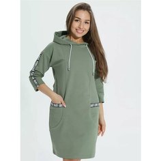 Платье LOVETEX.STORE, размер 46, оливковый