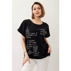 Футболка Lika Dress, размер 66, черный