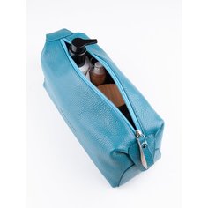 Косметичка Franchesco Mariscotti, 9х12х25 см, , бирюзовый, голубой