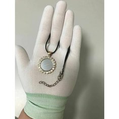 Чокер, фианит, золотистый Simonena