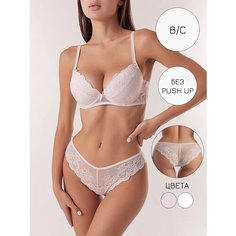 Комплект нижнего белья MOOR MOOR, размер 85B(XL), розовый