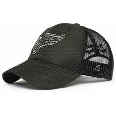 Бейсболка Atributika & Club Detroit Red Wings для мужчин и женщин, размер 55-58, черный