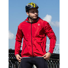Ветровка CroSSSport, размер 52, красный