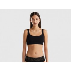 Топ UNITED COLORS OF BENETTON, размер One Size, черный