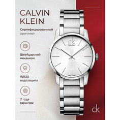 Наручные часы CALVIN KLEIN City, серебристый