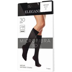 Гольфы ELEGANZZA, 30 den, размер 23-25, черный
