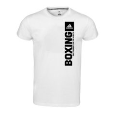 Футболка спортивная adidas Boxing, размер 152, белый/черный
