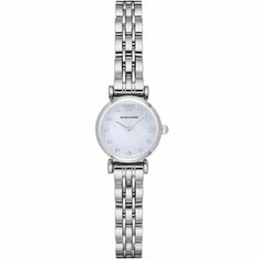Наручные часы EMPORIO ARMANI Gianni T-Bar, серебристый/перламутровый