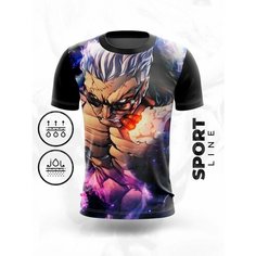 Футболка Evofox, размер 2XL, фиолетовый, черный, синий