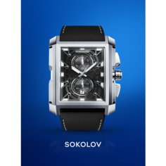Наручные часы SOKOLOV Gran Turismo for him, черный/черный