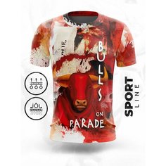 Футболка Evofox, размер 5XL, белый, красный