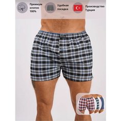 Трусы , размер 54-56, черный/синий Izy Wear