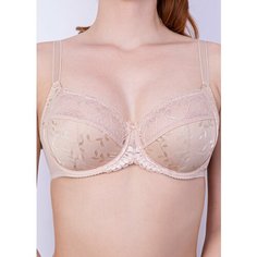 Бюстгальтер MILAVITSA Classic Elegant, размер 85F, телесный