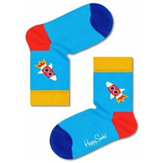 Носки Happy Socks Kids Rocket Sock, размер 4-6Y, , разноцветный