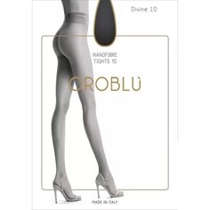 Колготки Oroblu Divine, 10 den, размер 4, black