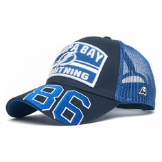 Бейсболка Atributika & Club Tampa Bay Lightning для детей, размер 52-54, синий