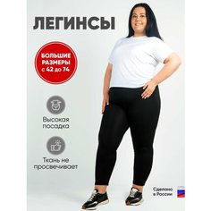 Брюки спортивные Спорт, размер 62, черный/черный Нет бренда
