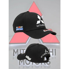 Бейсболка Mitsubishi Бейсболка МИТСУБИСИ кепка MITSUBISHI для мужчин, размер one size, черный