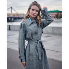 Плащ JS, размер 42, серый