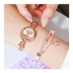 Наручные часы, розовый Нет бренда