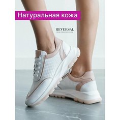 Кроссовки Reversal Осень-зима 2024, полнота F, размер 38, белый, розовый