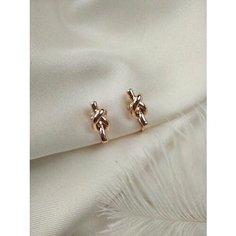 Серьги клипсы Miss Clips, размер 12 мм, золотистый
