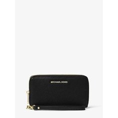 Кошелек MICHAEL KORS, фактура зернистая, черный